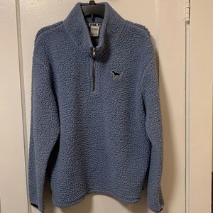 VS Pink Sherpa Half ZIP